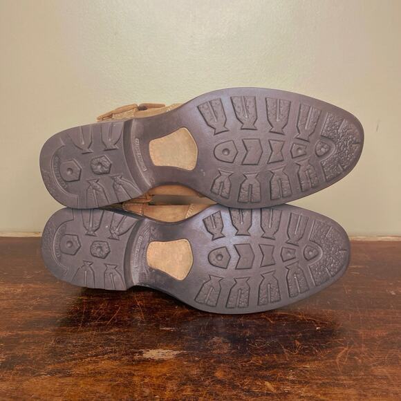 Born Braided Leather Harness Ankle Boot, Women’s US 7.5, Acorn Brown - Picture 5 of 7